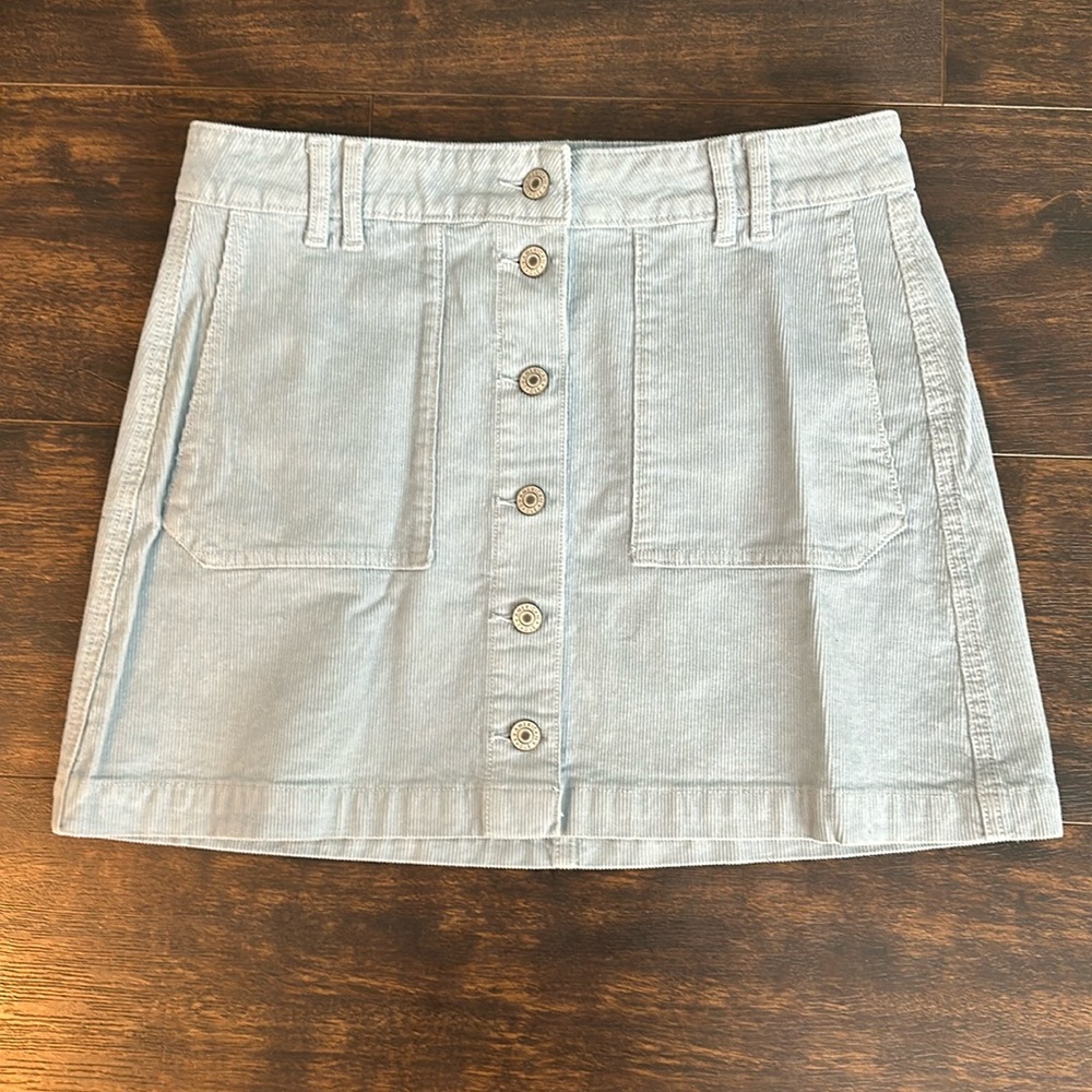 Corduroy Light Blue Mini